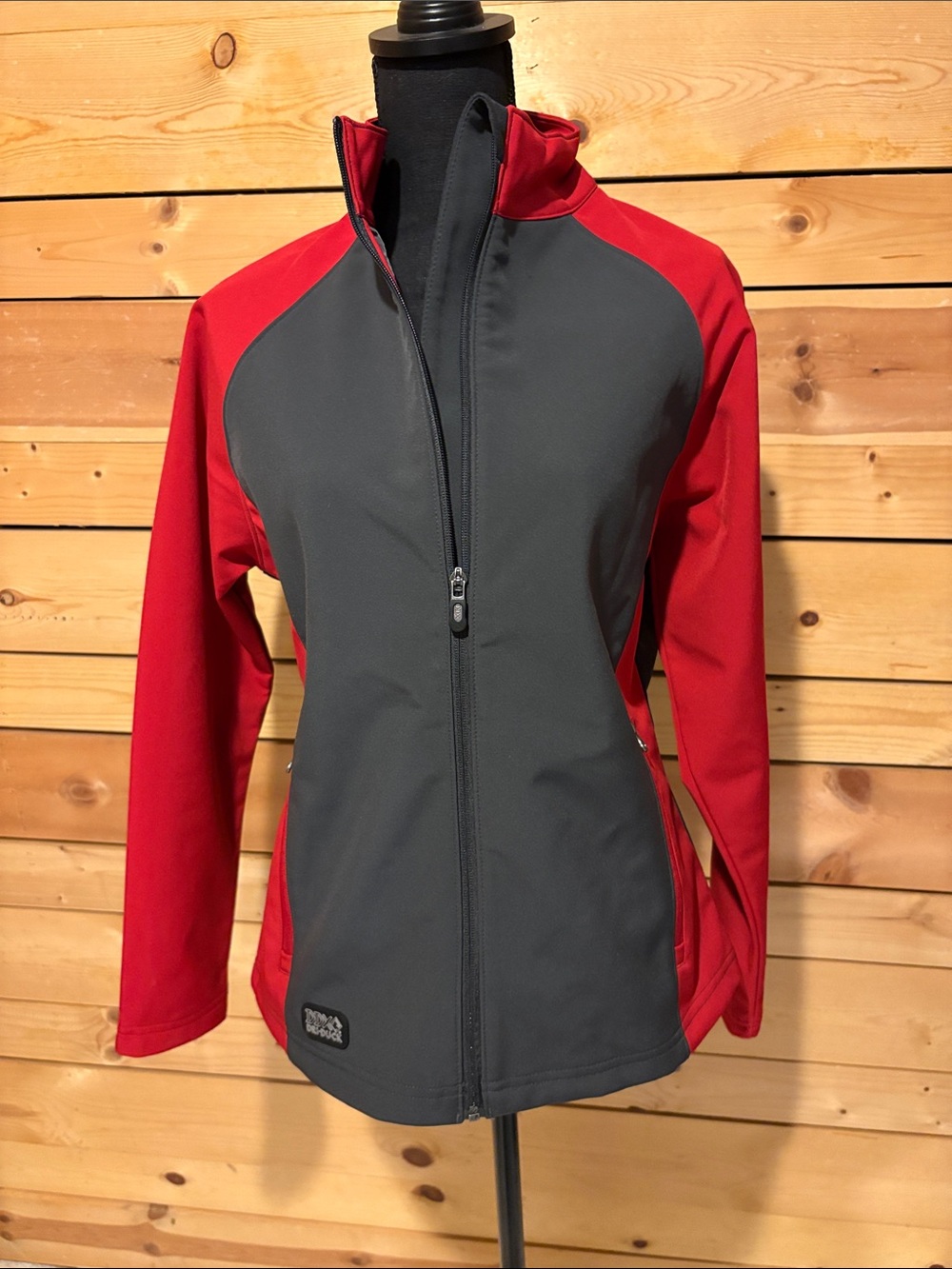 Dri-Duck Med Women's Red & Gray Lightweight Softshell Jacket
